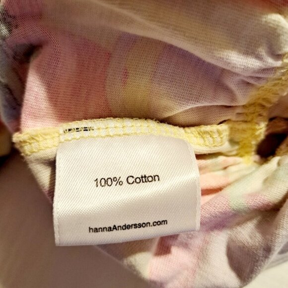 Hanna Andersson girls size 110 or 5 2 tiered floral skirt, have modesty shorts - Picture 5 of 5